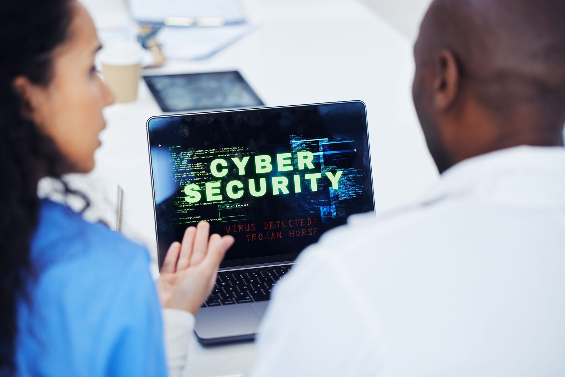 cyber security laptop