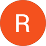White “R” on an orange circle icon.