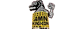 A logo for a company called amn king con