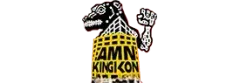 A logo for a company called amn king con