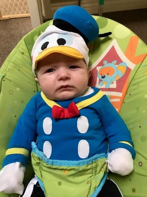 Baby with His Costume