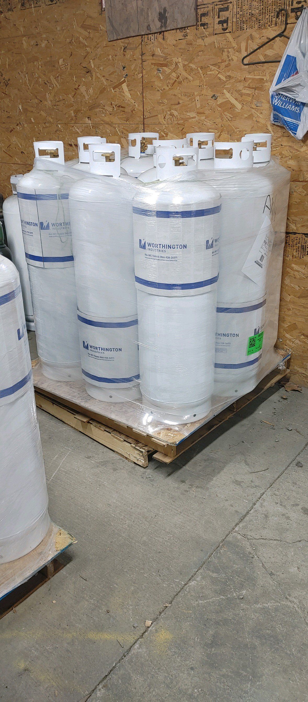 White Gas Tank — New Philadelphia, OH — Gemstone Gas & Welding Supplies