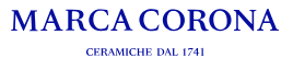 Marca Corona logo with blue text: 