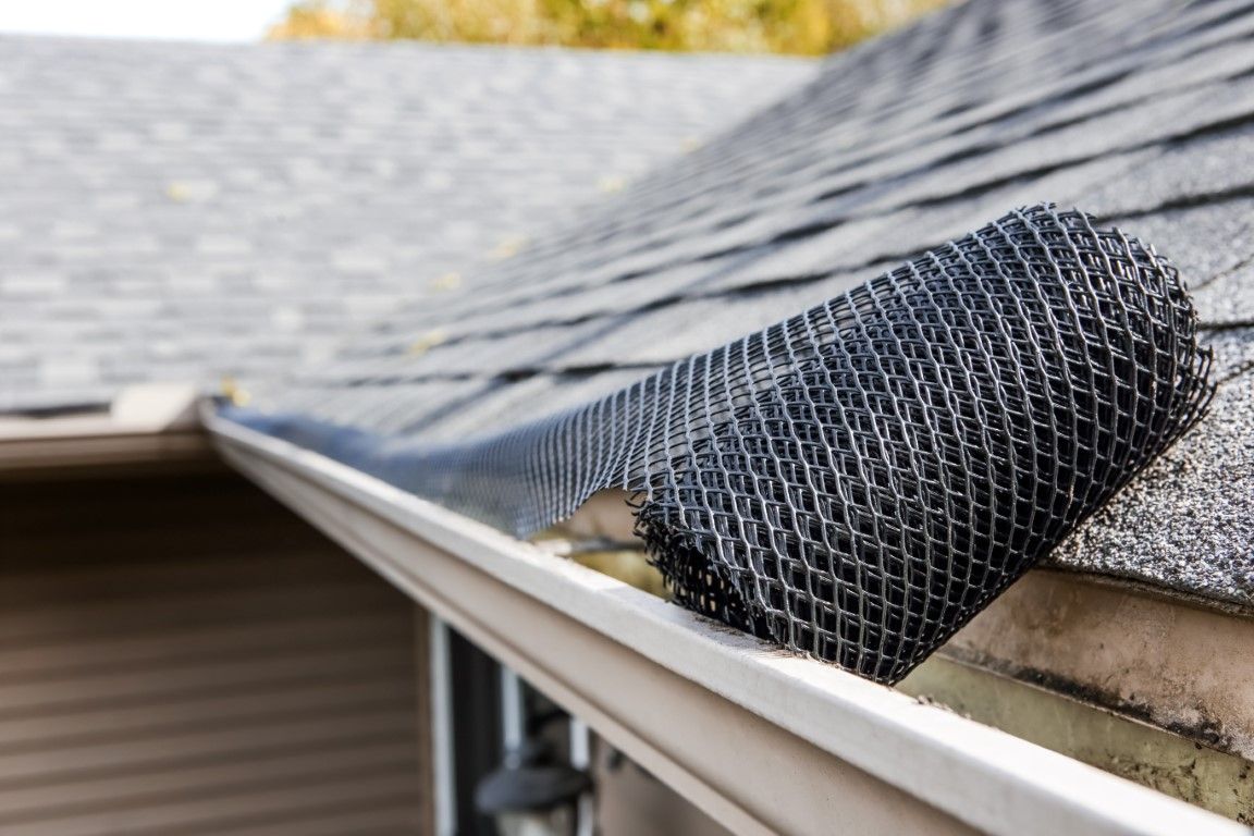 Gutter Leaf guard install