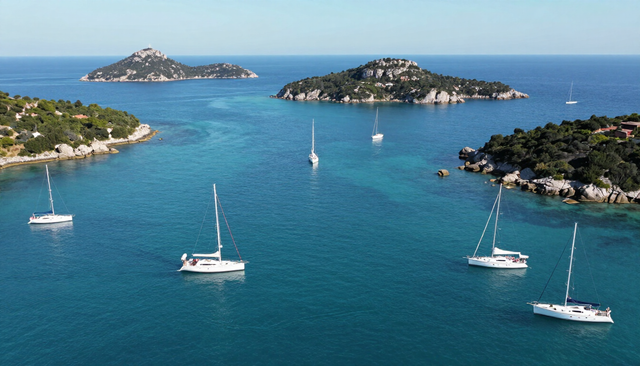Isole Pontine - panoramica dal mare