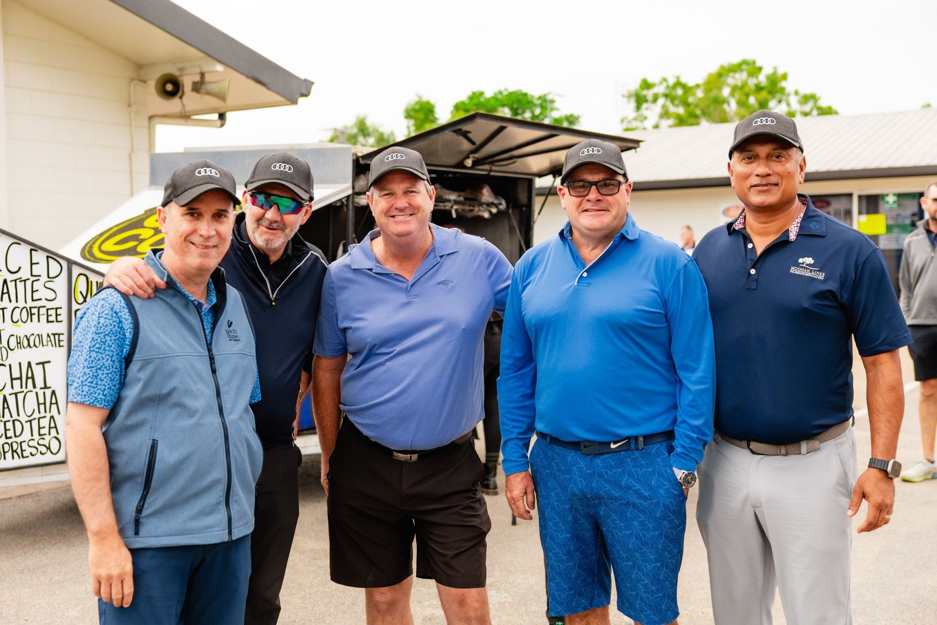 A group of men are posing for a picture together — Rowes Bay Golf Club In Rowes Bay, QLD