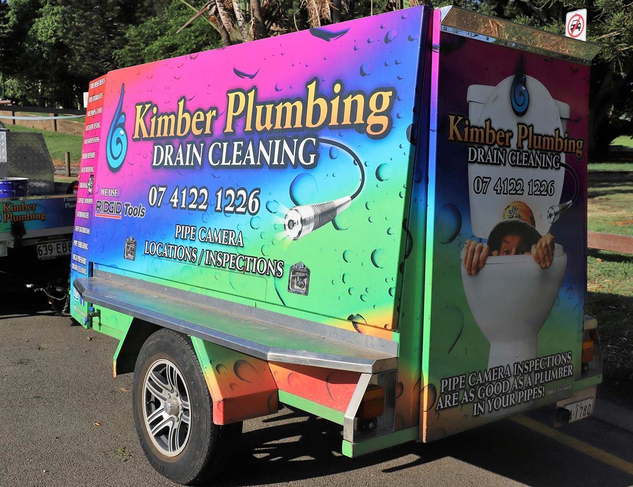 Kimber Plumbing Drain Cleaning Truck — Blocked Drains in Maryborough, QLD