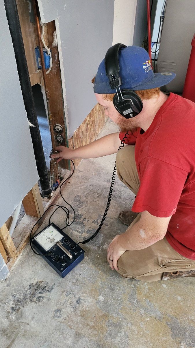 Leak detection services by Rocketman Plumbing and rooter 951- 517-6252  or 714-395-8933
