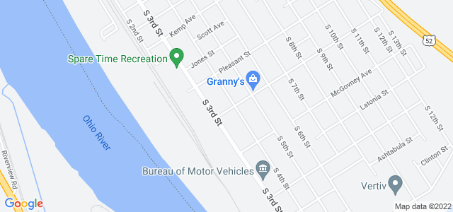 Map of business location