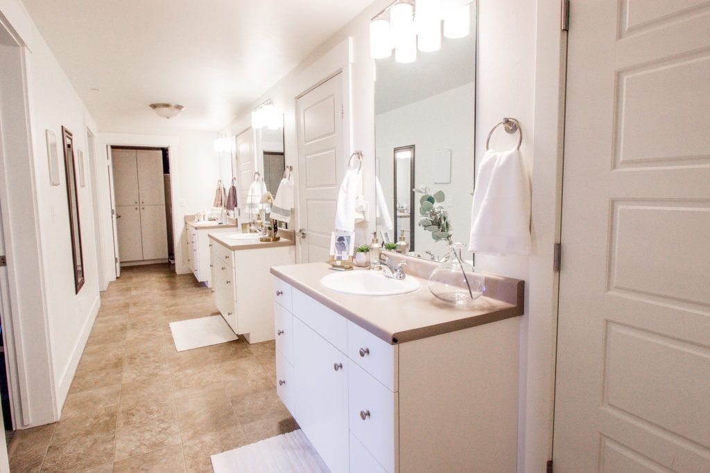 three vanities