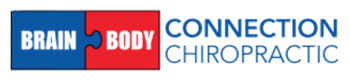 A logo with a blue and red puzzle piece connecting