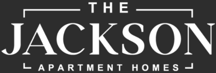The Jackson Apartment Homes logo in white on a dark background