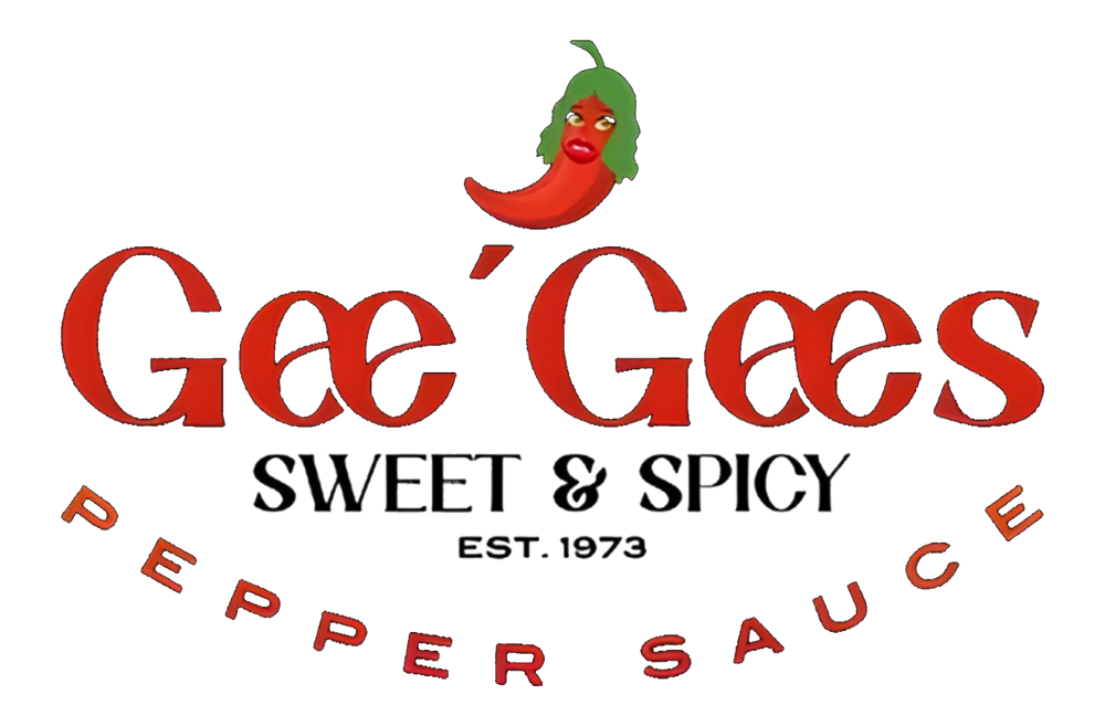 Gee Gee's Sweet & Spicy Pepper Sauce Logo