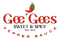 Gee Gee's Sweet & Spicy Pepper Sauce Logo