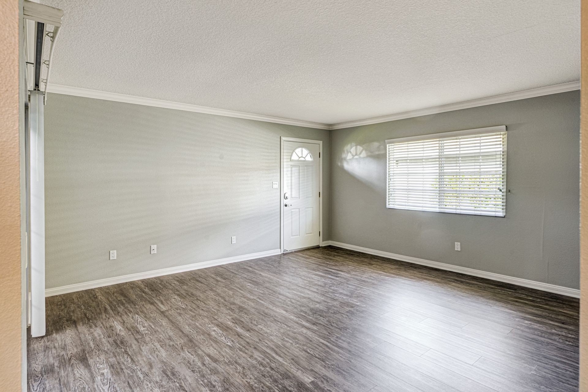 Evergreens apartment living room unfurnished