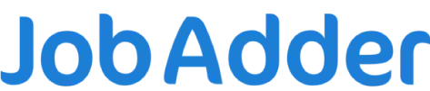 JobAdder logo in blue.