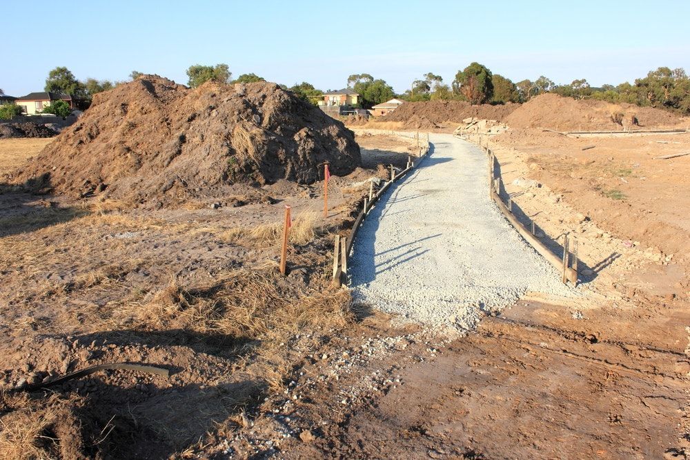 Driveway construction
