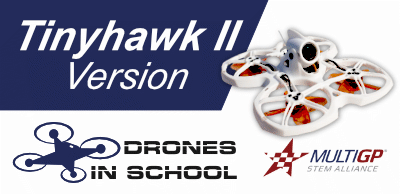 A tinyhawk ii version of drones in school
