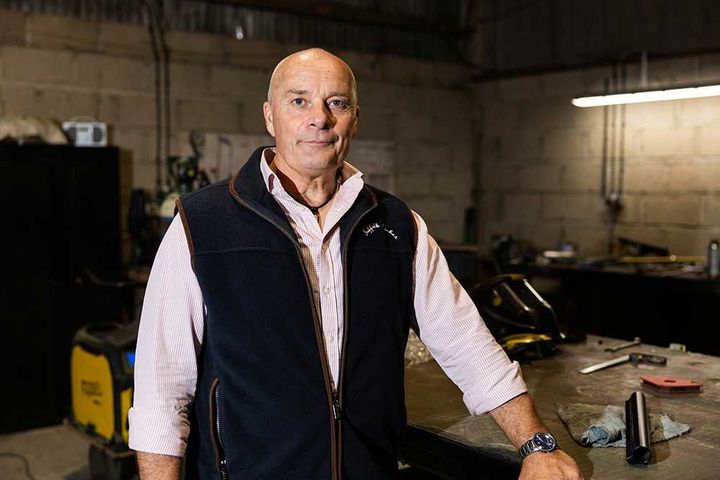 Man in workshop