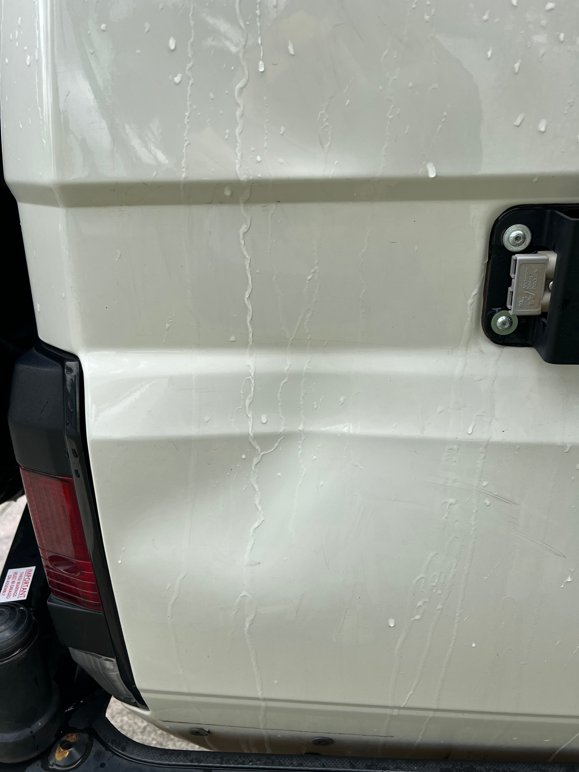 White Van With A Dent 2 — Dent Repair Specialist in Kunda Park, QLD
