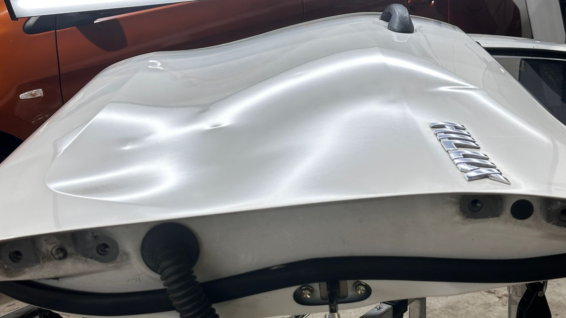 Hilux Door With A Dent — Dent Repair Specialist in Kunda Park, QLD