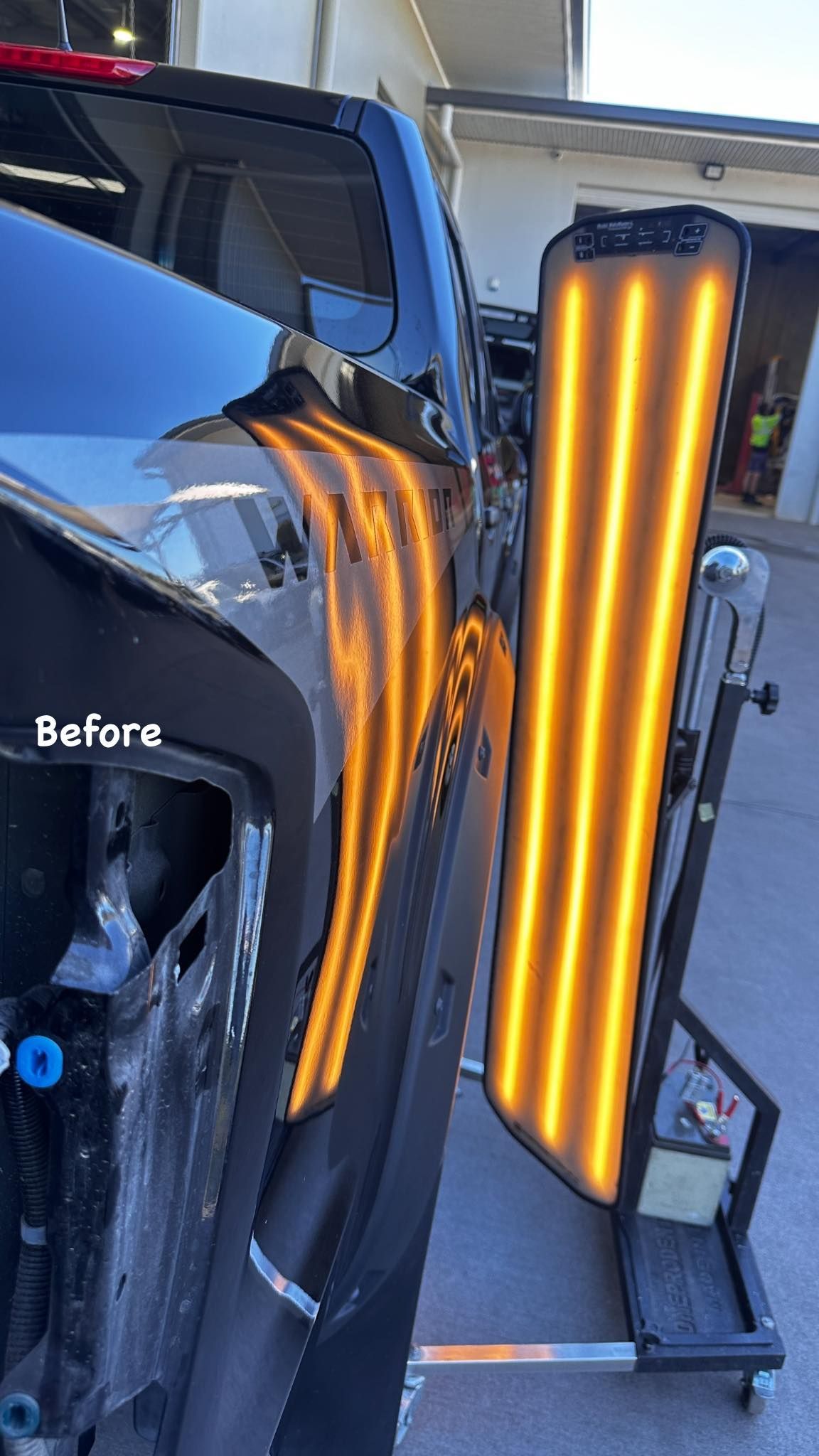 Car Side Panel Before — Dent Repair Specialist in Kunda Park, QLD