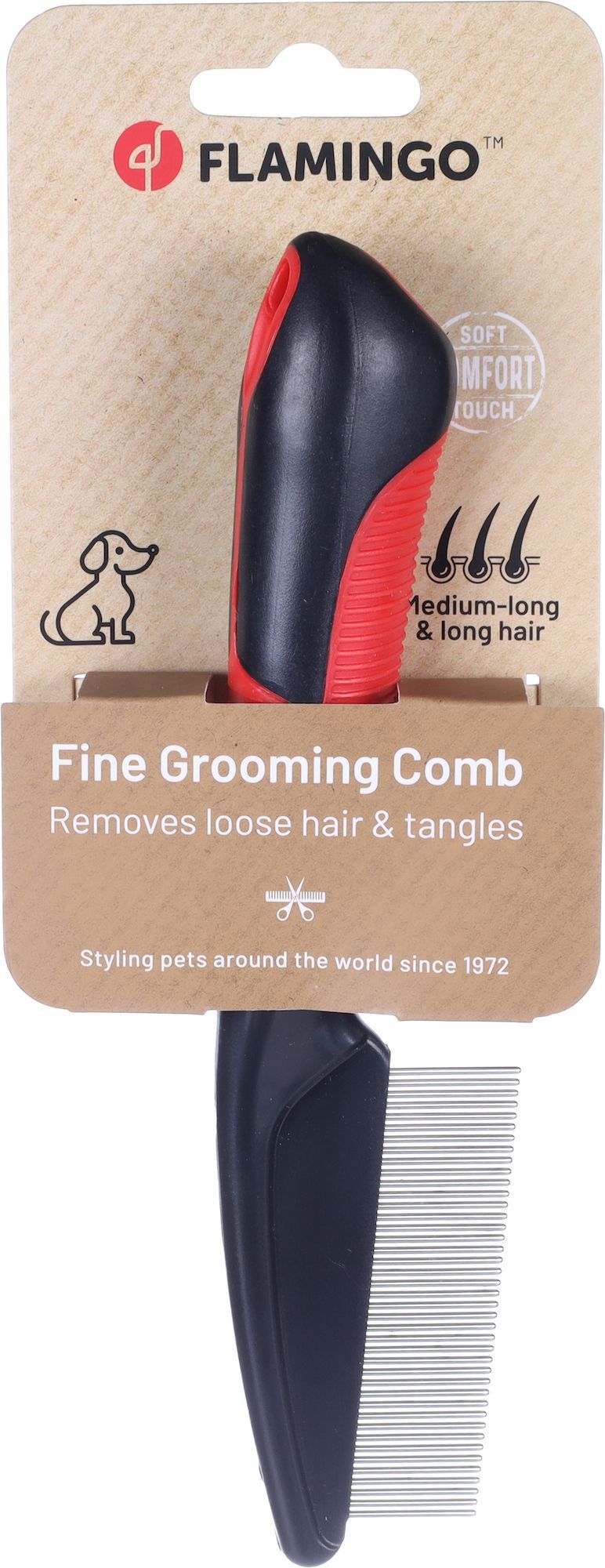 Flamingo - Kam - Grooming Comb