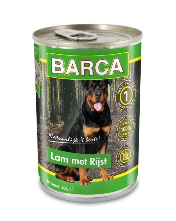 Barca Premium natvoer in blik: Lam met rijst