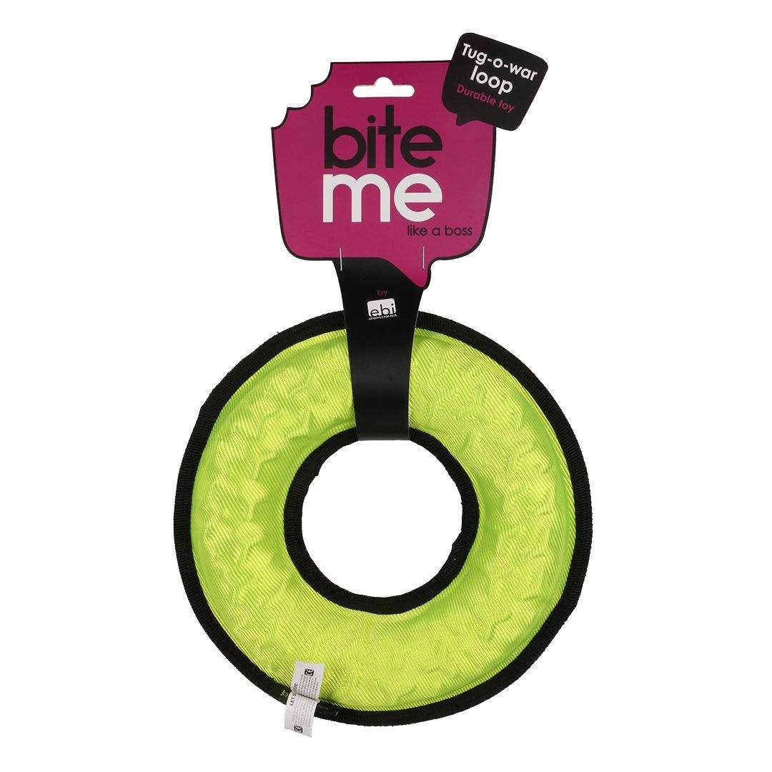 Bite me like a boss- Tug-o-war Loop geel