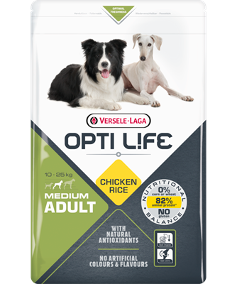 Opti Life Adult Medium Chicken Rice 2,5 kg