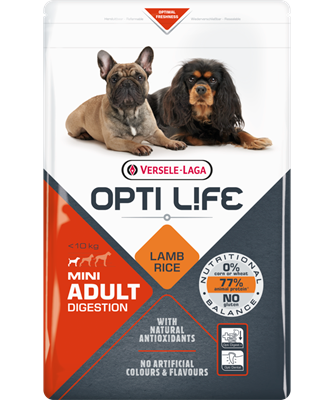 Opti Life Mini Adult Digestion Lamb Rice 2,5 kg