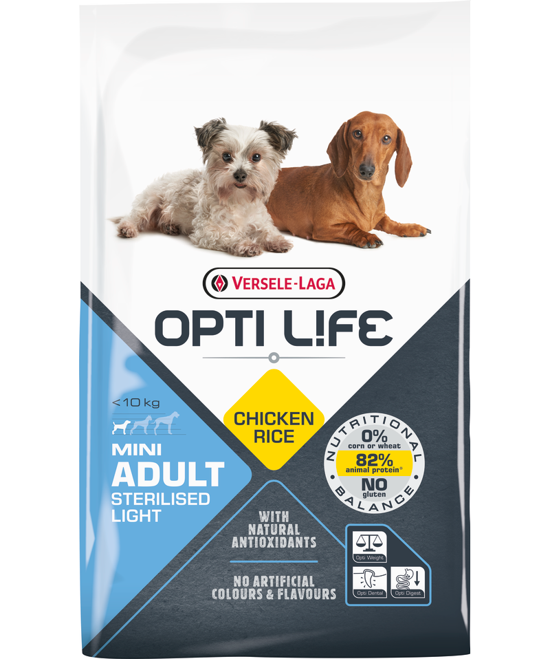Opti Life Sterilised/ Light Mini Chicken Rice 7,5 kg