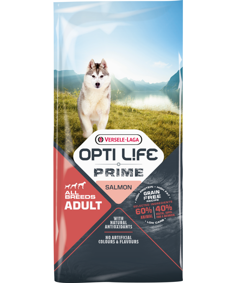 Opti Life Prime Adult Salmon 12,5 kg