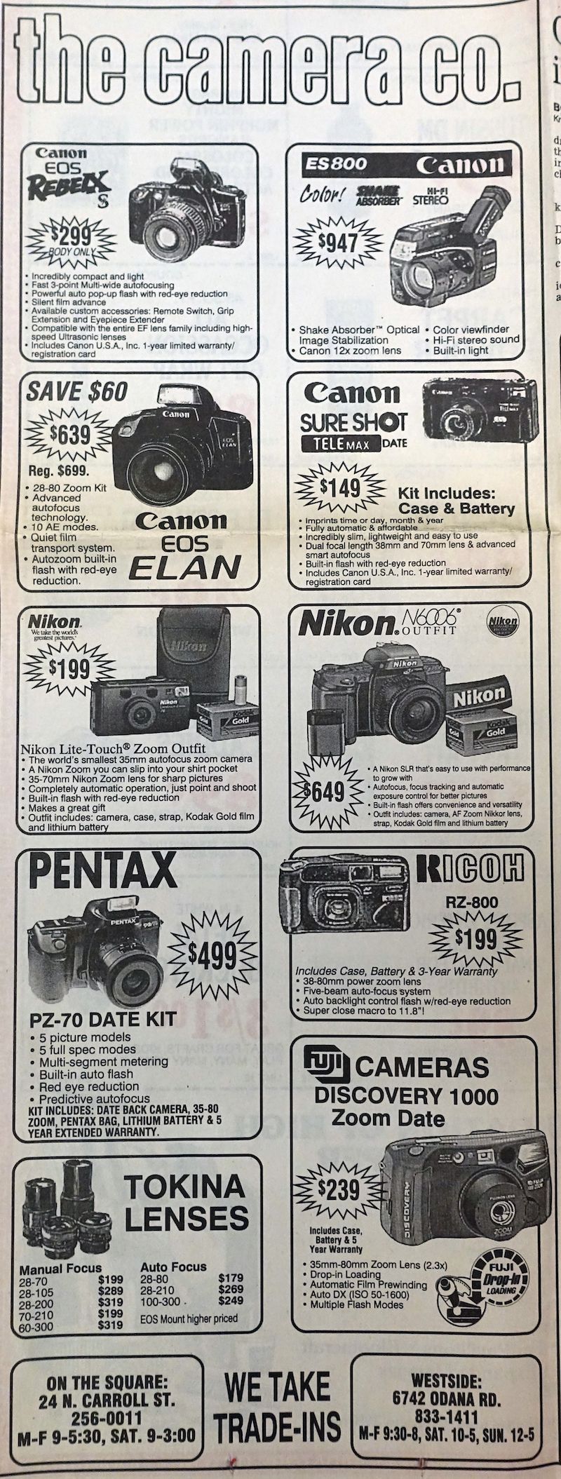 The Camera Company History