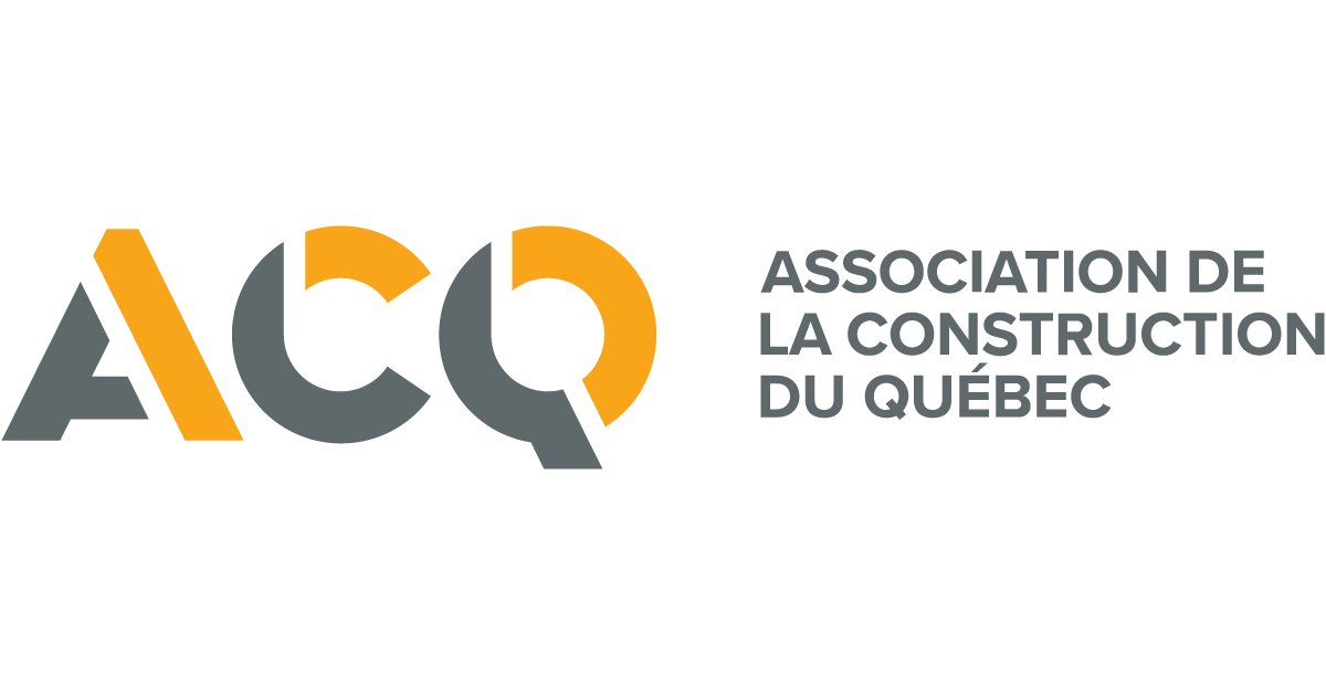 Le logo de l'association de la construction du québec.
