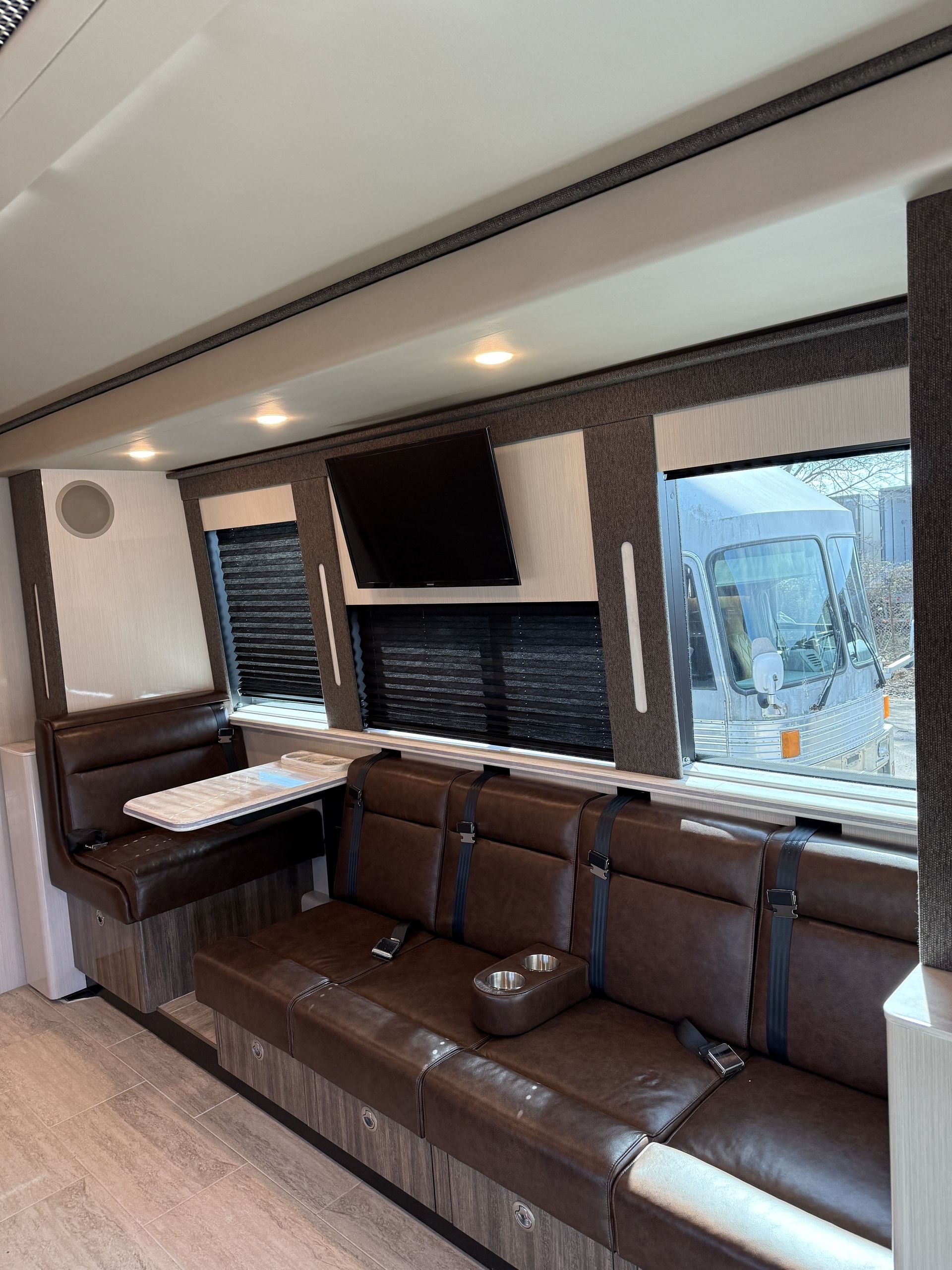 luxury coach with full bathroom