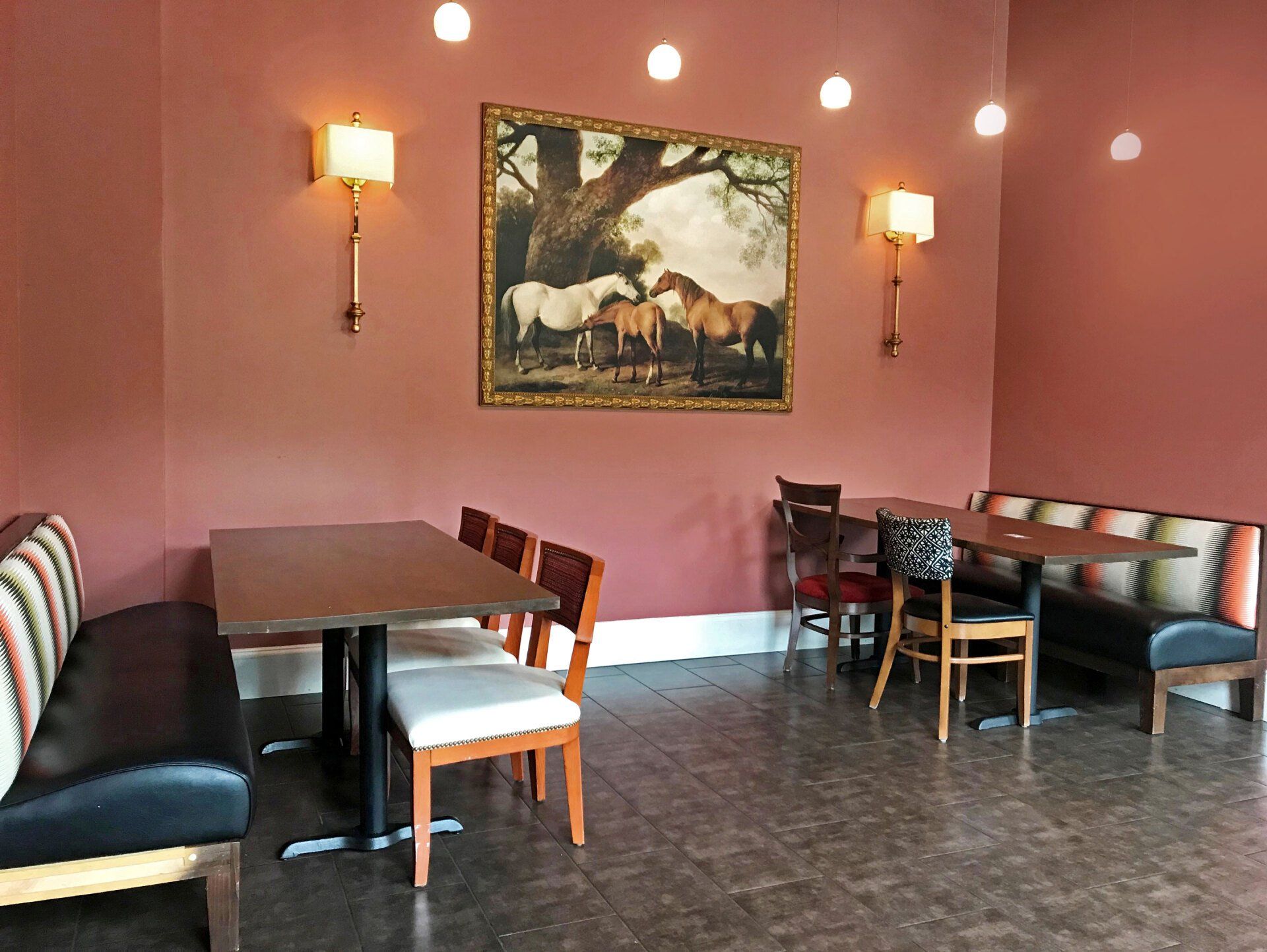 Industrial interior design of a distillery