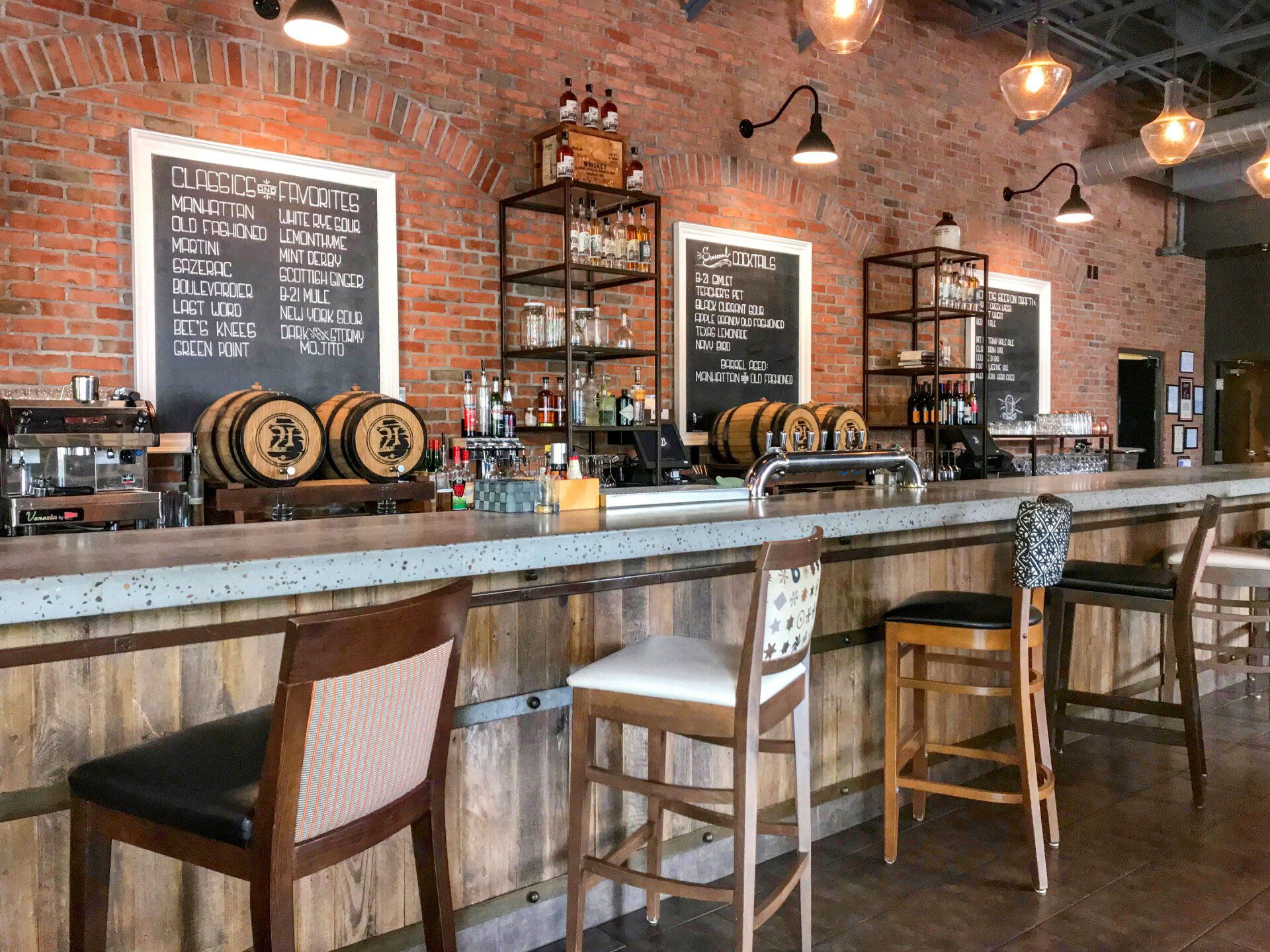 The top Industrial interior design of a distillery