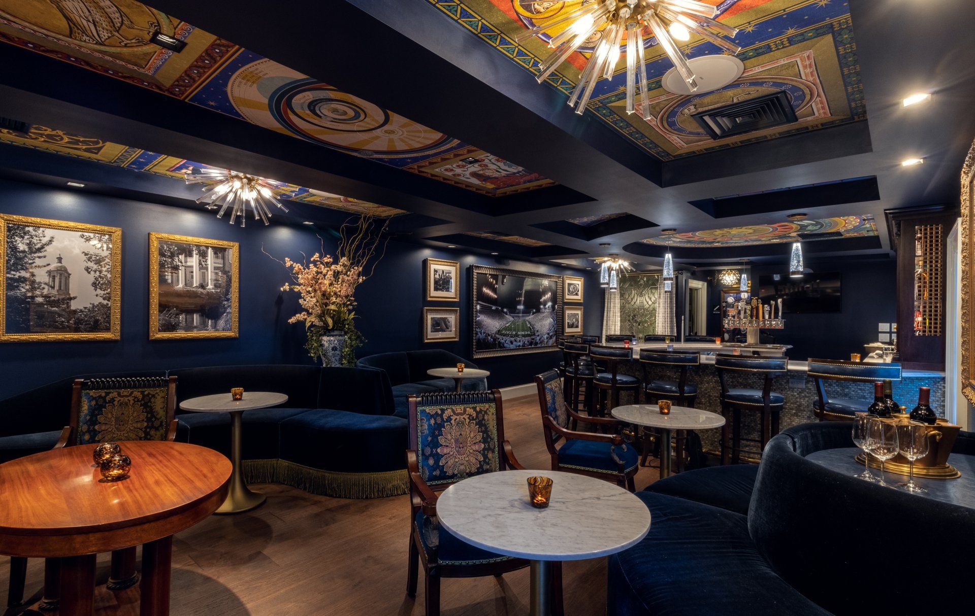 Celestial inspired restaurant interior design