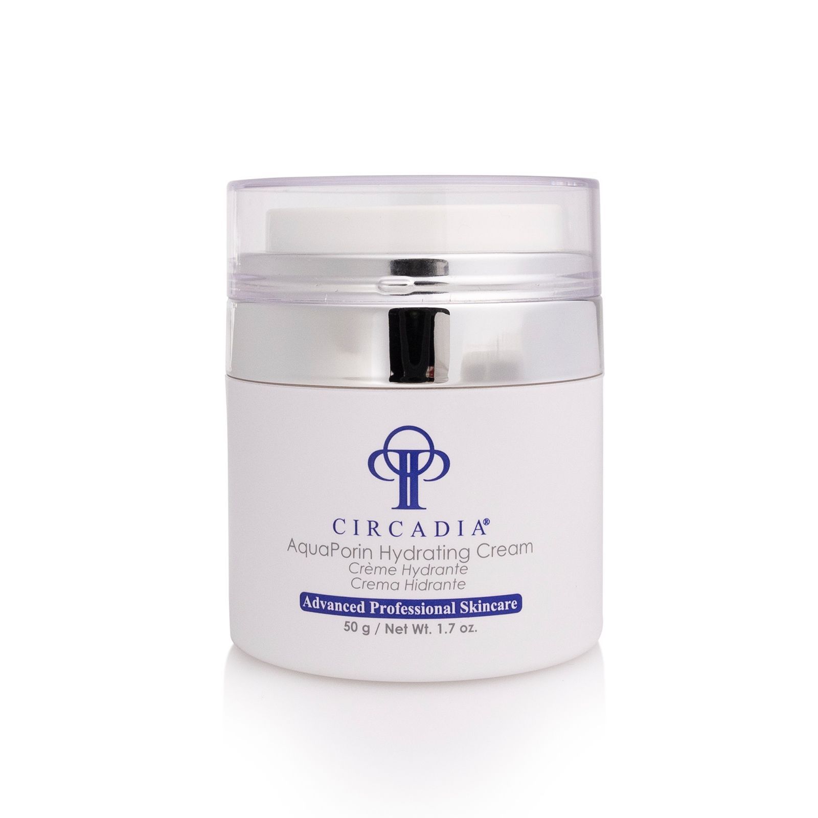 Circadia AquaPorin Hydrating Cream jar for deep, lasting skin hydration