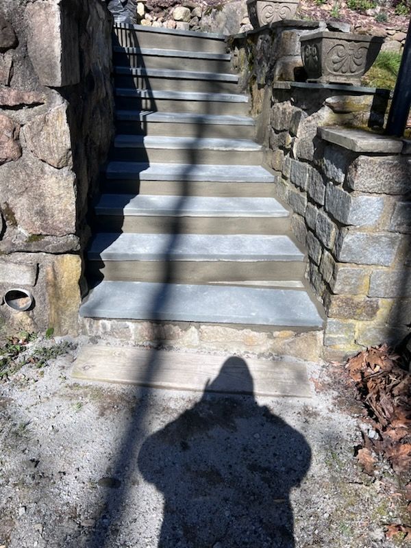 Shadow Of A Person On A Set Of Stairs — Hudson Valley — G & R Masonry