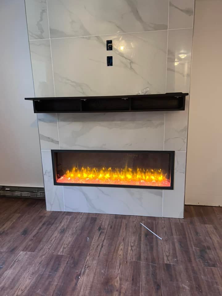 Fireplace In The Living Room — Hudson Valley — G & R Masonry — Hudson Valley — G & R Masonry