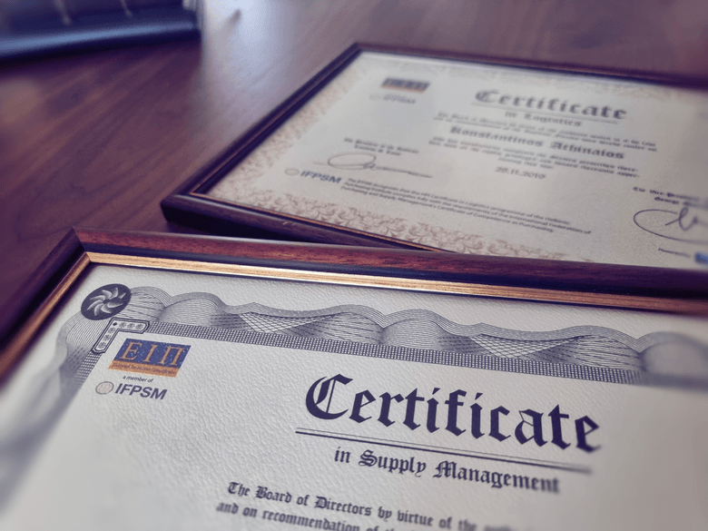 Certificate in Supply Management