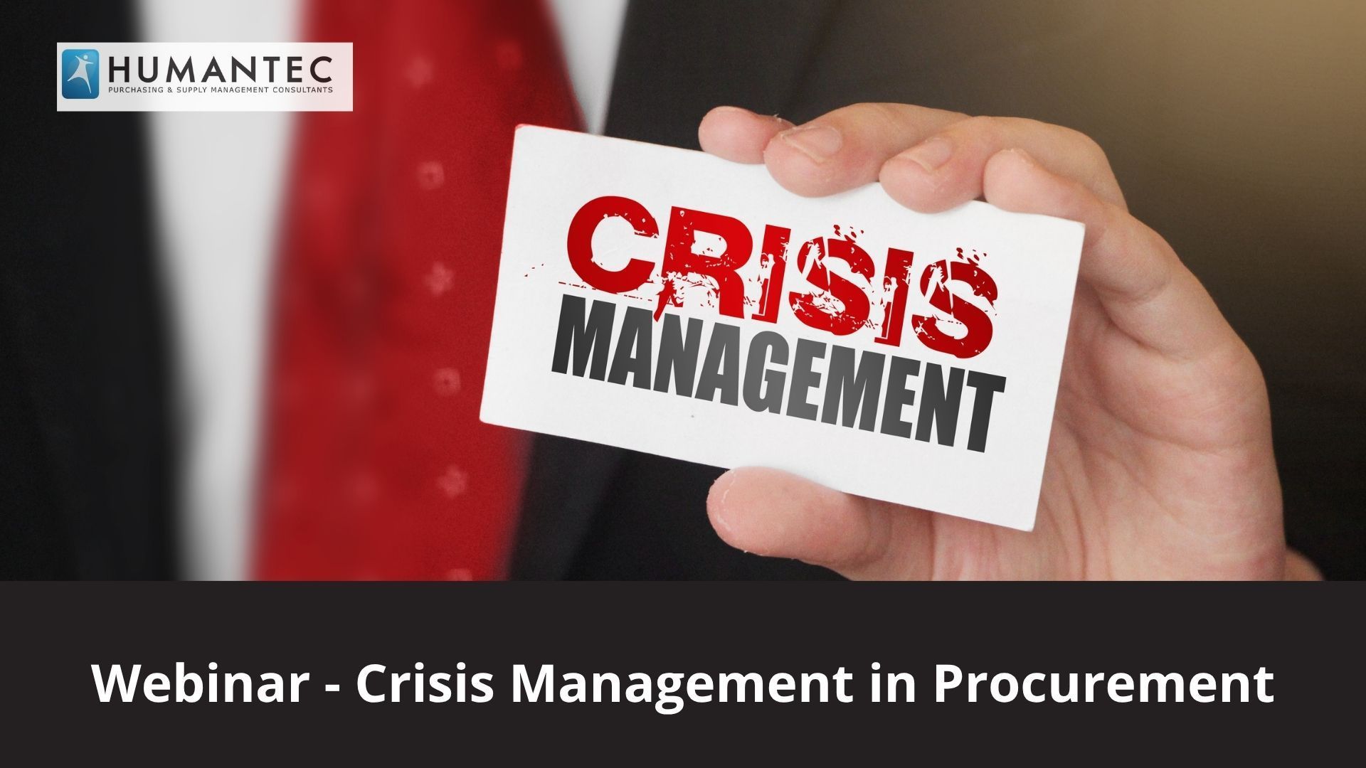 Crisis Management in Procurement