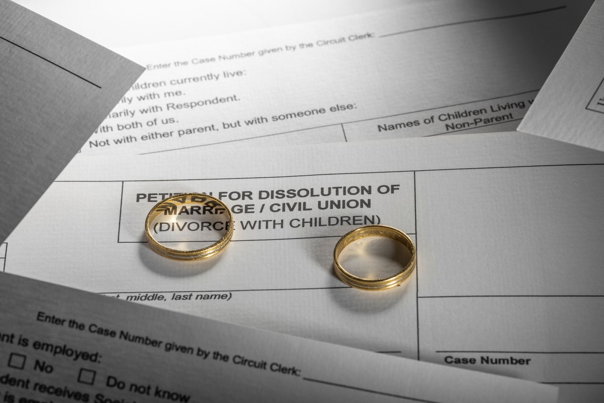 A clipboard with the word prenuptial agreement on it