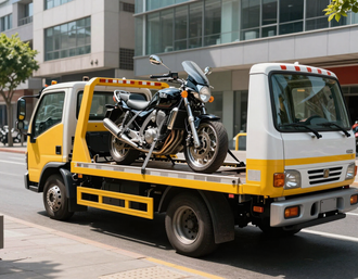Motorcycle towing service