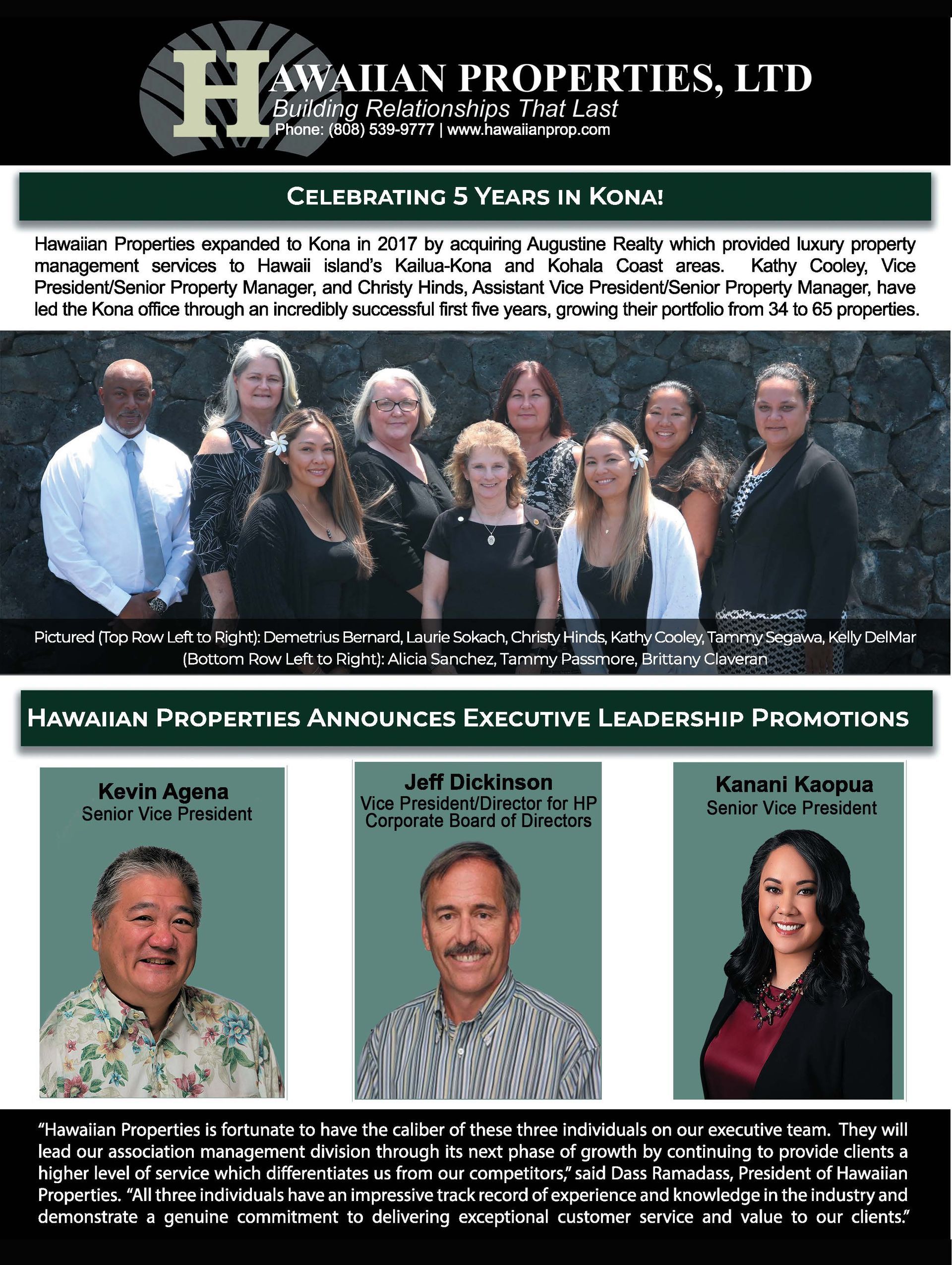 July 2021 Industry Publication Ads – Honolulu, HI – Hawaiian Properties