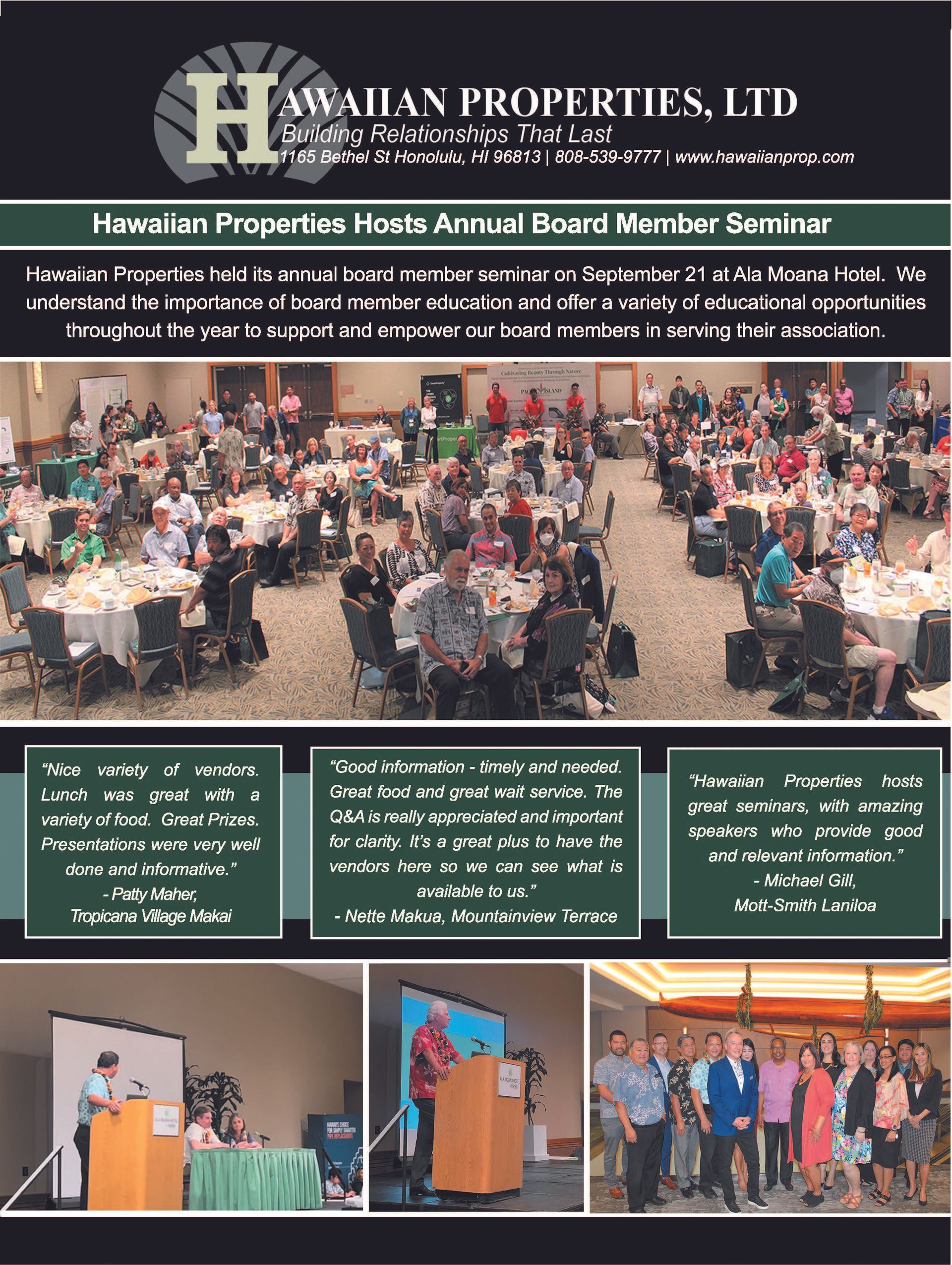 July 2021 Industry Publication Ads – Honolulu, HI – Hawaiian Properties