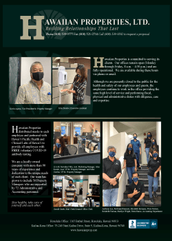 June 2020 Industry Publication Ads – Honolulu, HI – Hawaiian Properties