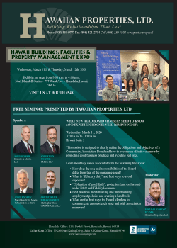 February 2020 Industry Publication Ads – Honolulu, HI – Hawaiian Properties